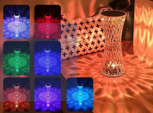 Kristall Diamant Tischlampe