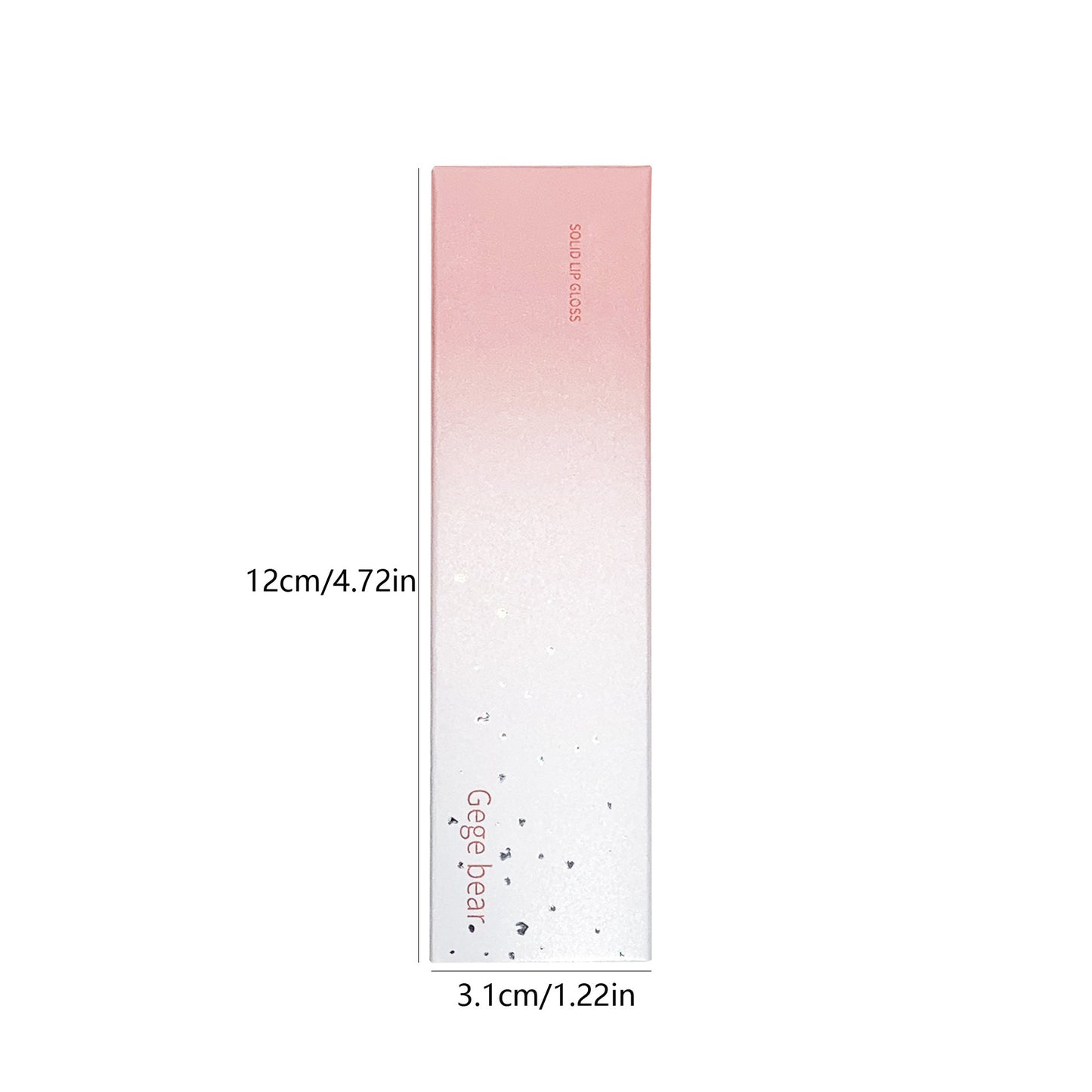 Solid Lip Gloss Water Light Mirror Press Lipstick