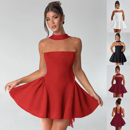 Kurzes Abendkleid-Choker
