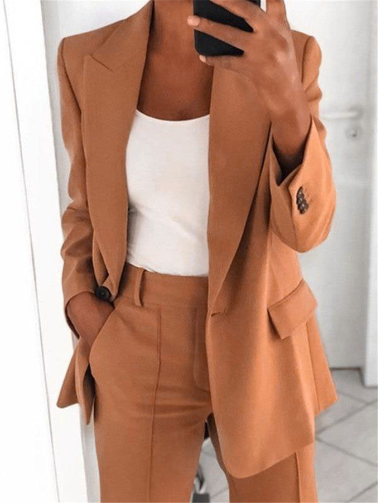 Damen Hosenanzug Blazer+Hose