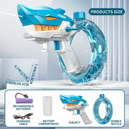 Electric Shark Water Gun – Vollautomatische Wasserpistole mit Dauerfeuer