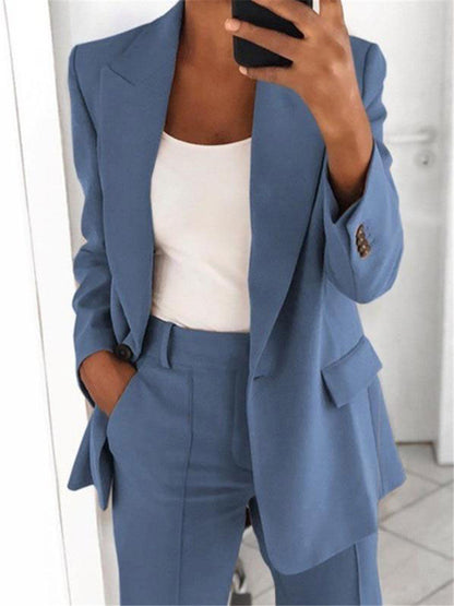 Damen Hosenanzug Blazer+Hose