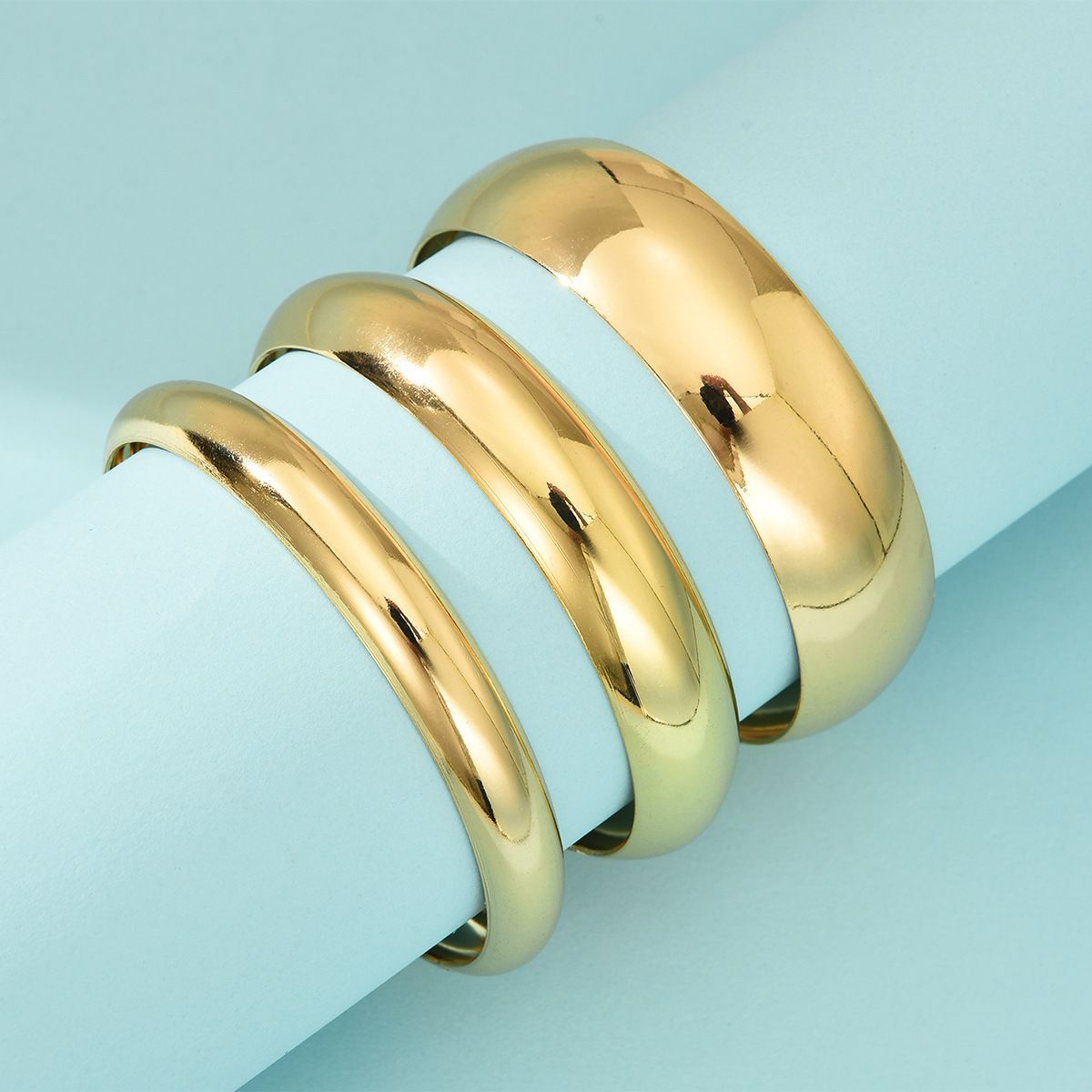 Damen Armbänder geometrisches Armband Dreiteiliges Set