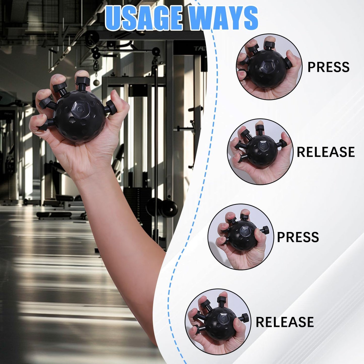Hand Grip Trainer-Griffkraft & Unterarm