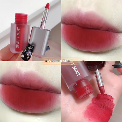 Samt-Lippenlack Matt, Langhaftend & Abfärbefrei