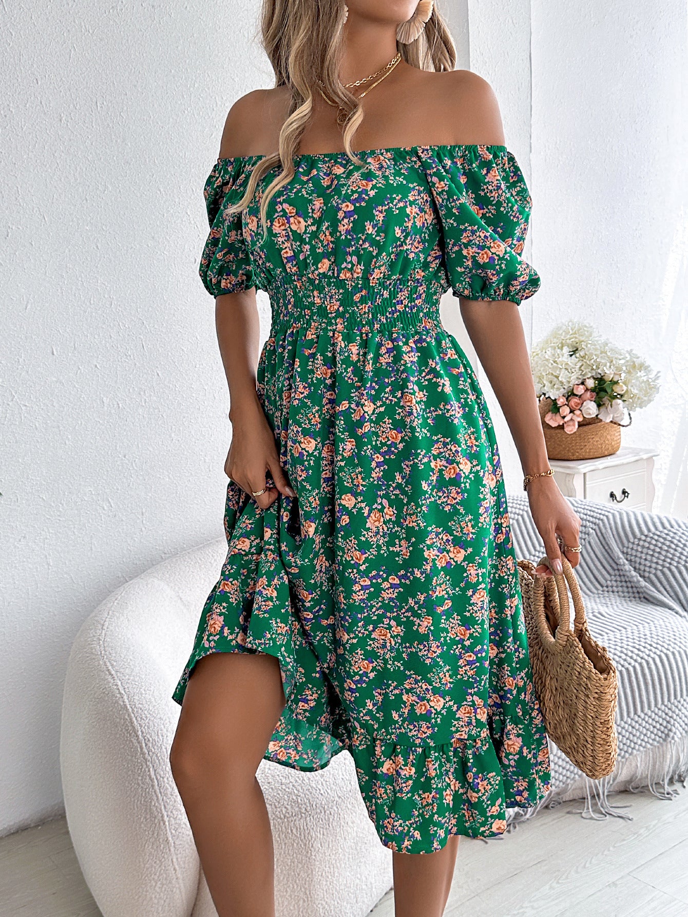 Sommerkleid mit Blumenmuster