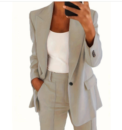 Damen Hosenanzug Blazer+Hose