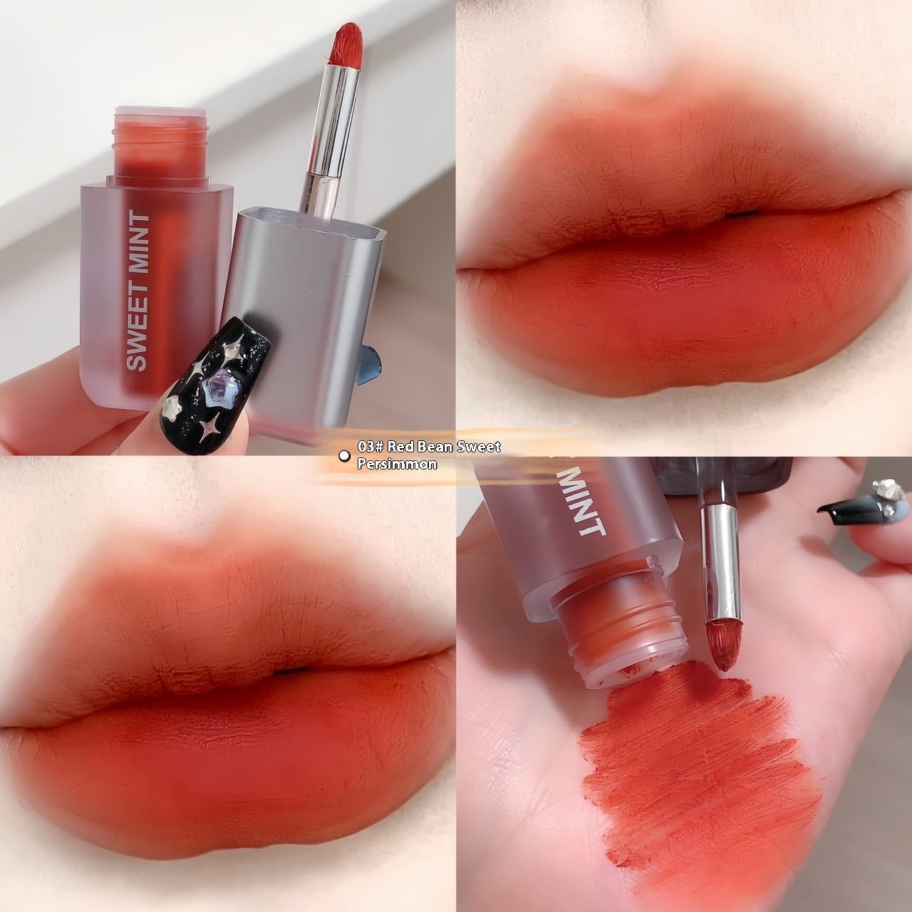 Samt-Lippenlack Matt, Langhaftend & Abfärbefrei