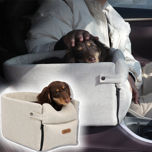 Auto Hundesitz Bett – Tragetasche für kleine Hunde & Katzen