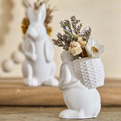 Osterhasen Blumentopf Deko