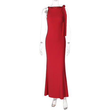 Elegantes One-Shoulder Abendkleid