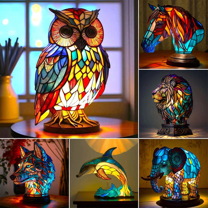 3D farbige Tierlicht Schreibtischlampen