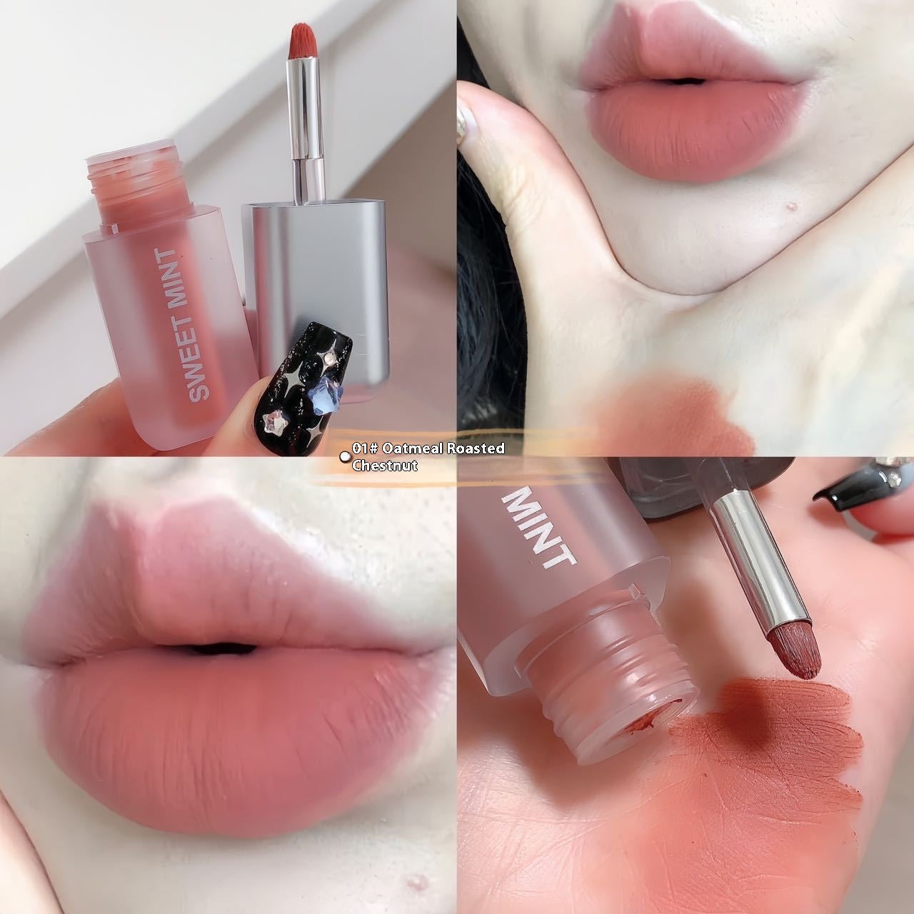 Samt-Lippenlack Matt, Langhaftend & Abfärbefrei