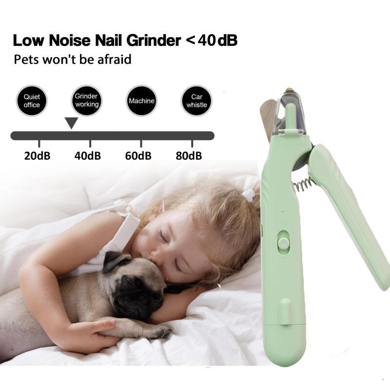 2 in 1 Haustier-Nagelknipser mit LED-Licht