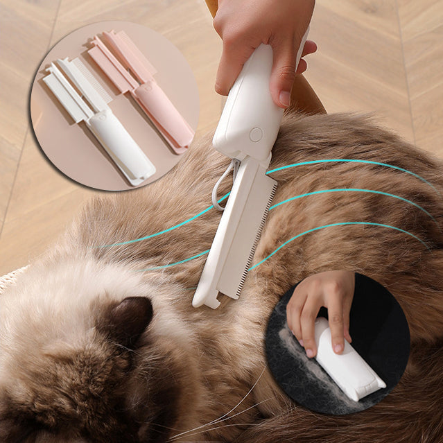 2er Set Tierhaar Entferner Bürste für Hund & Katze