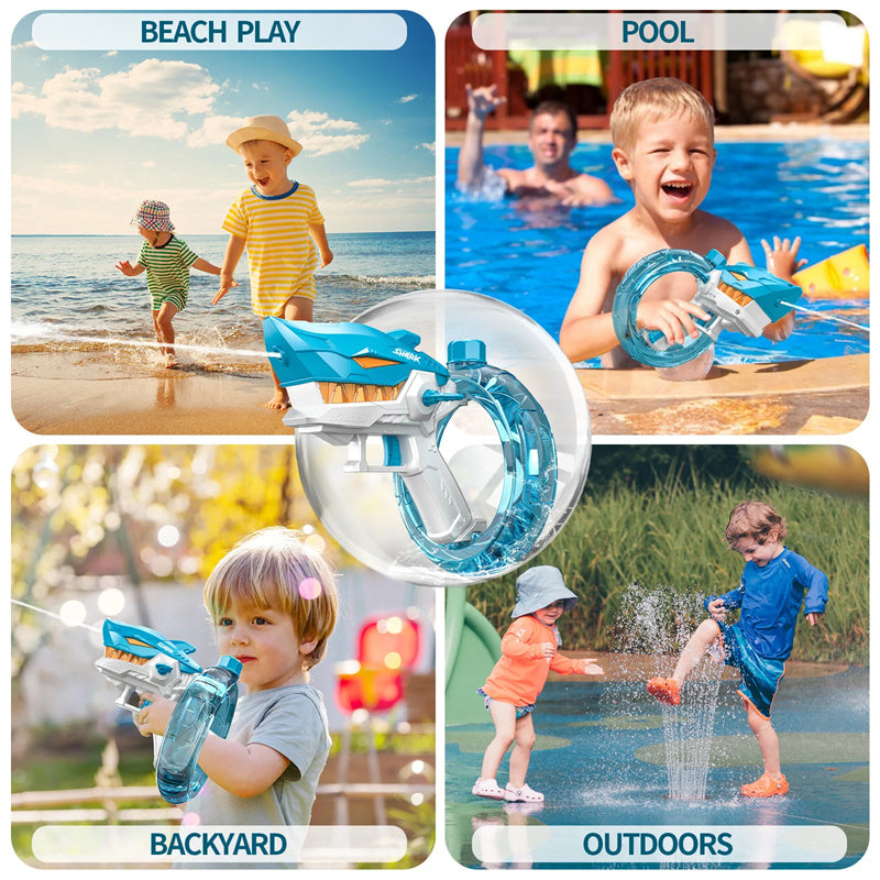 Electric Shark Water Gun – Vollautomatische Wasserpistole mit Dauerfeuer