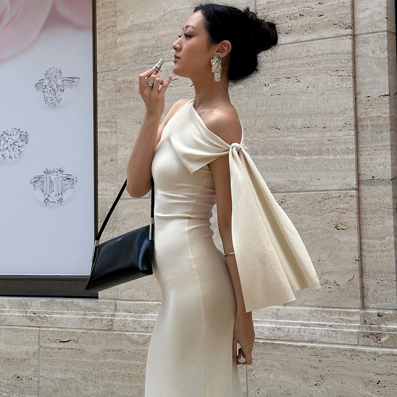 Elegantes One-Shoulder Abendkleid