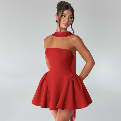 Kurzes Abendkleid-Choker